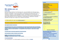 Desktop Screenshot of praxispaul.de